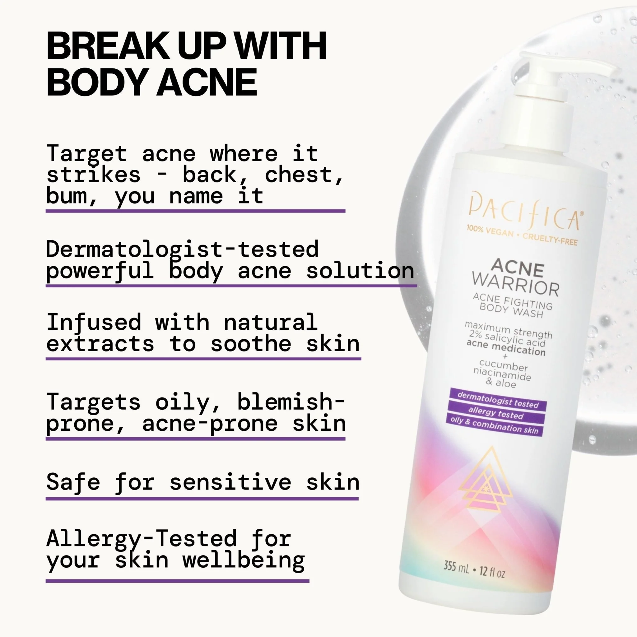 Acne Warrior Body Wash - Image 3