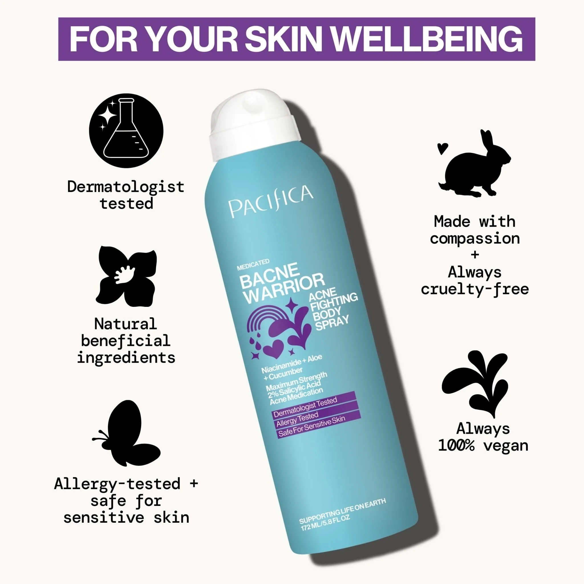 Bacne Warrior Acne Fighting Body Spray - Image 15