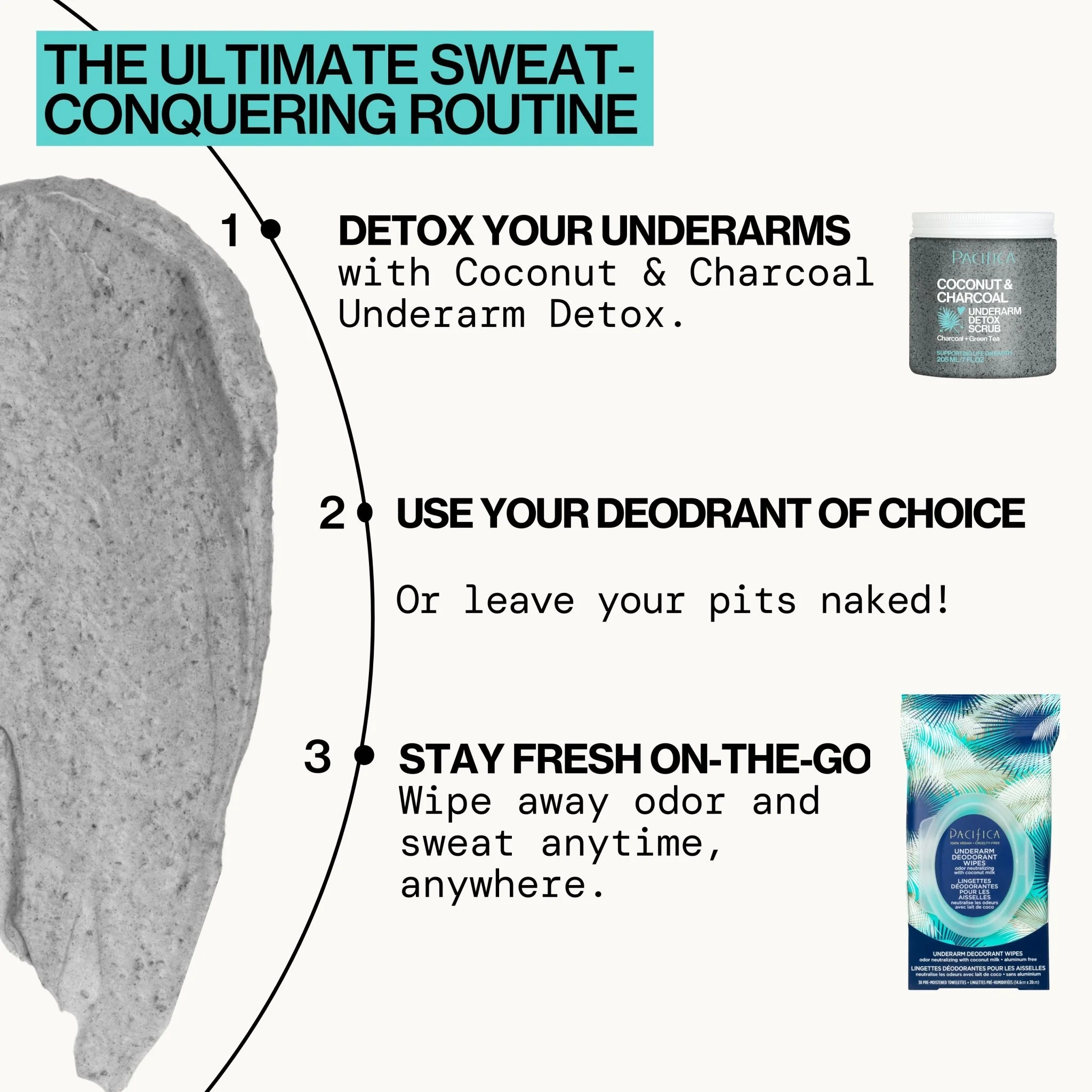 Coconut & Charcoal Underarm Detox Scrub - Image 12