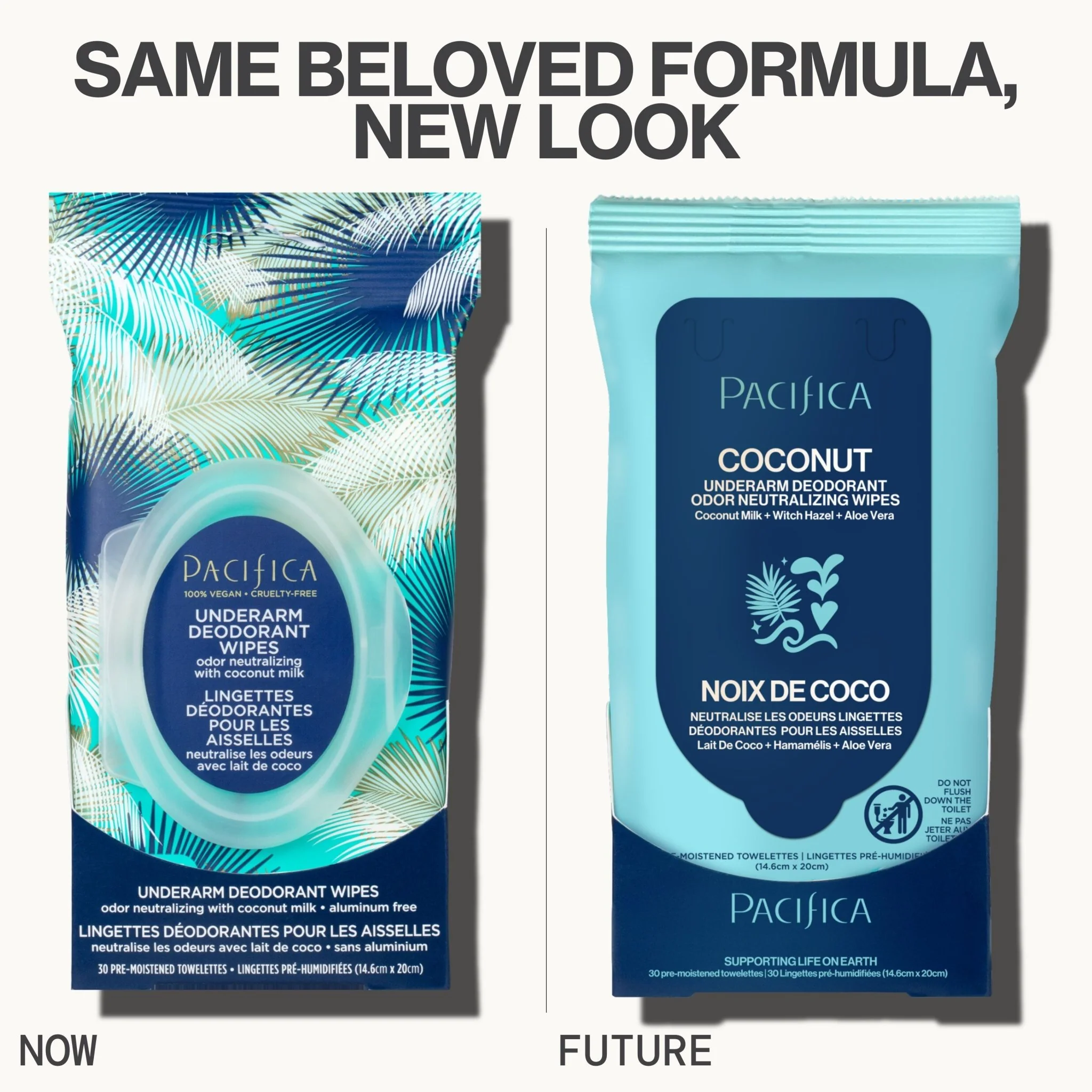 Coconut Milk & Essential Oils Underarm Deodorant Wipes - Image 3