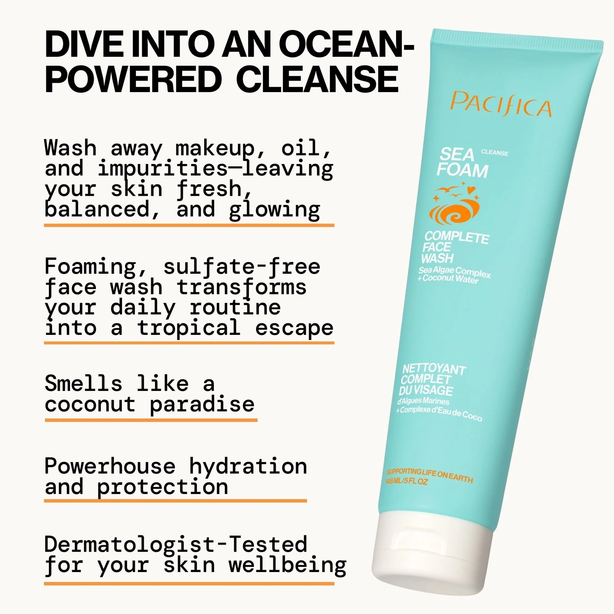 Sea Foam Complete Face Wash - Image 4