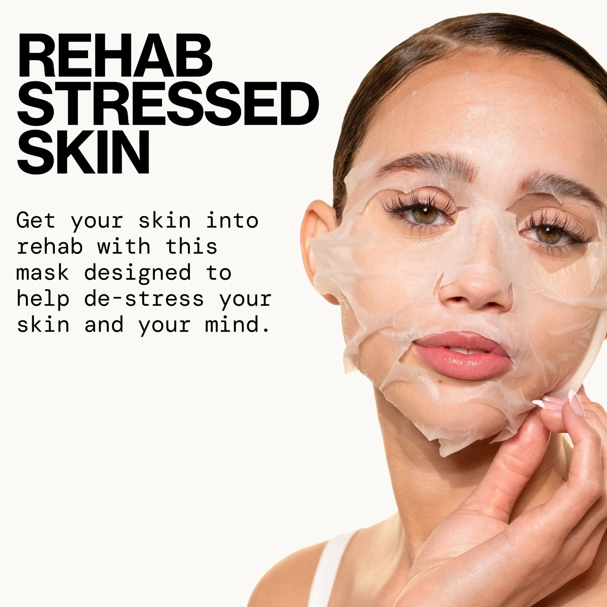 Stress Rehab Coconut & Caffeine Facial Mask - Image 4