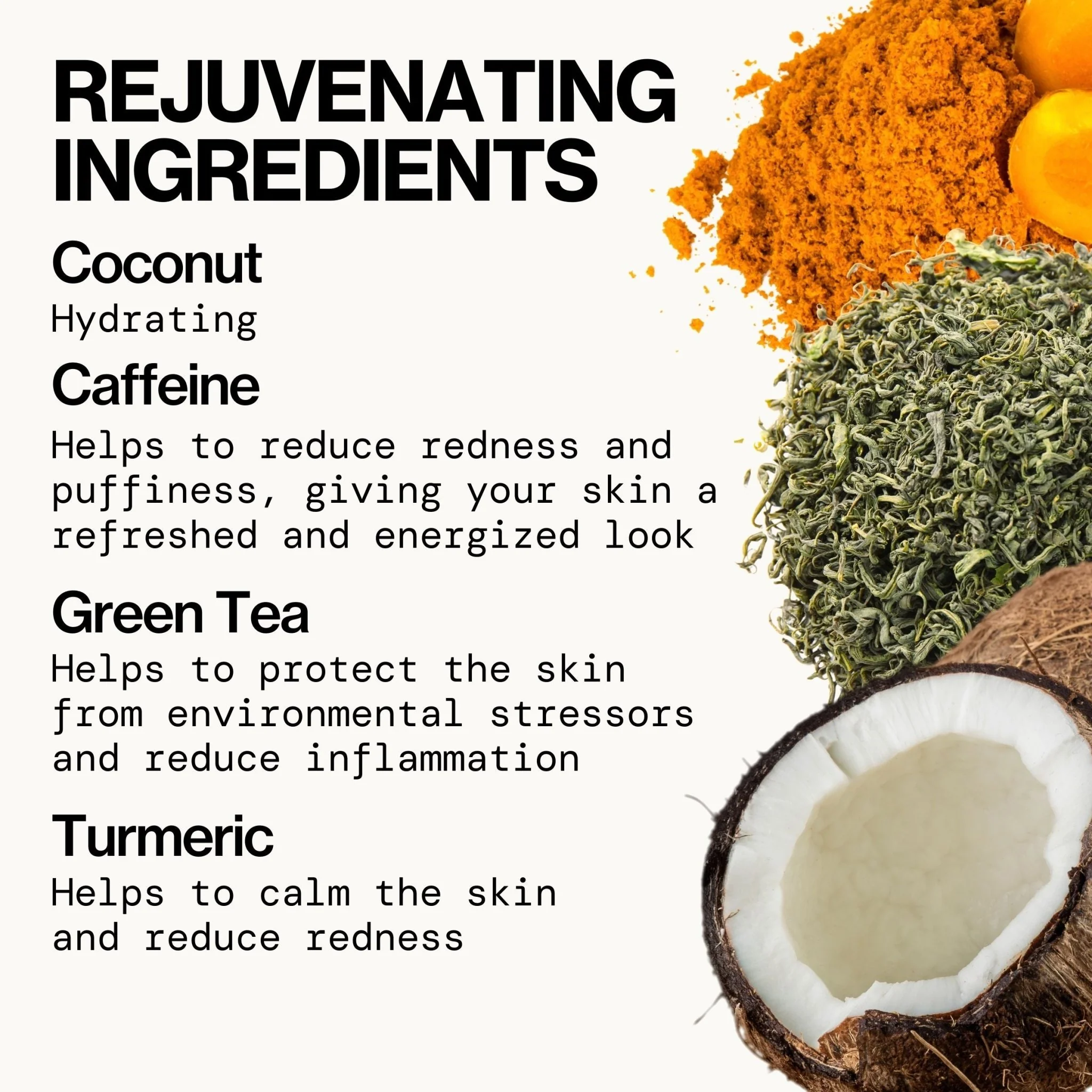 Stress Rehab Coconut & Caffeine Facial Mask - Image 5