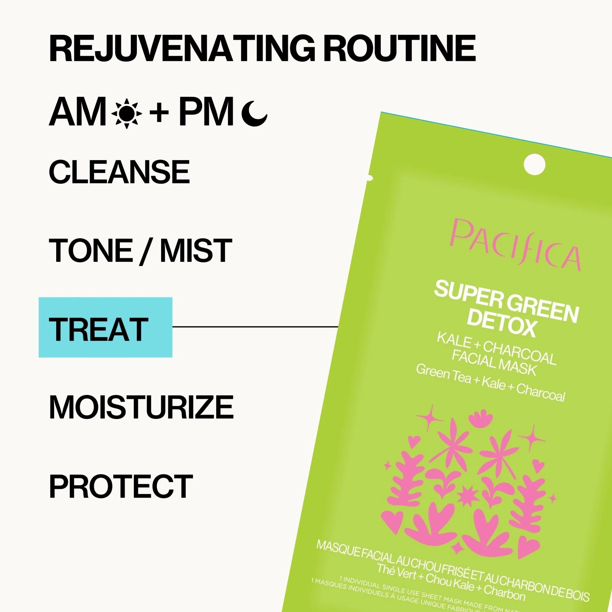 Super Green Detox Kale & Charcoal Detox Facial Mask - Image 11