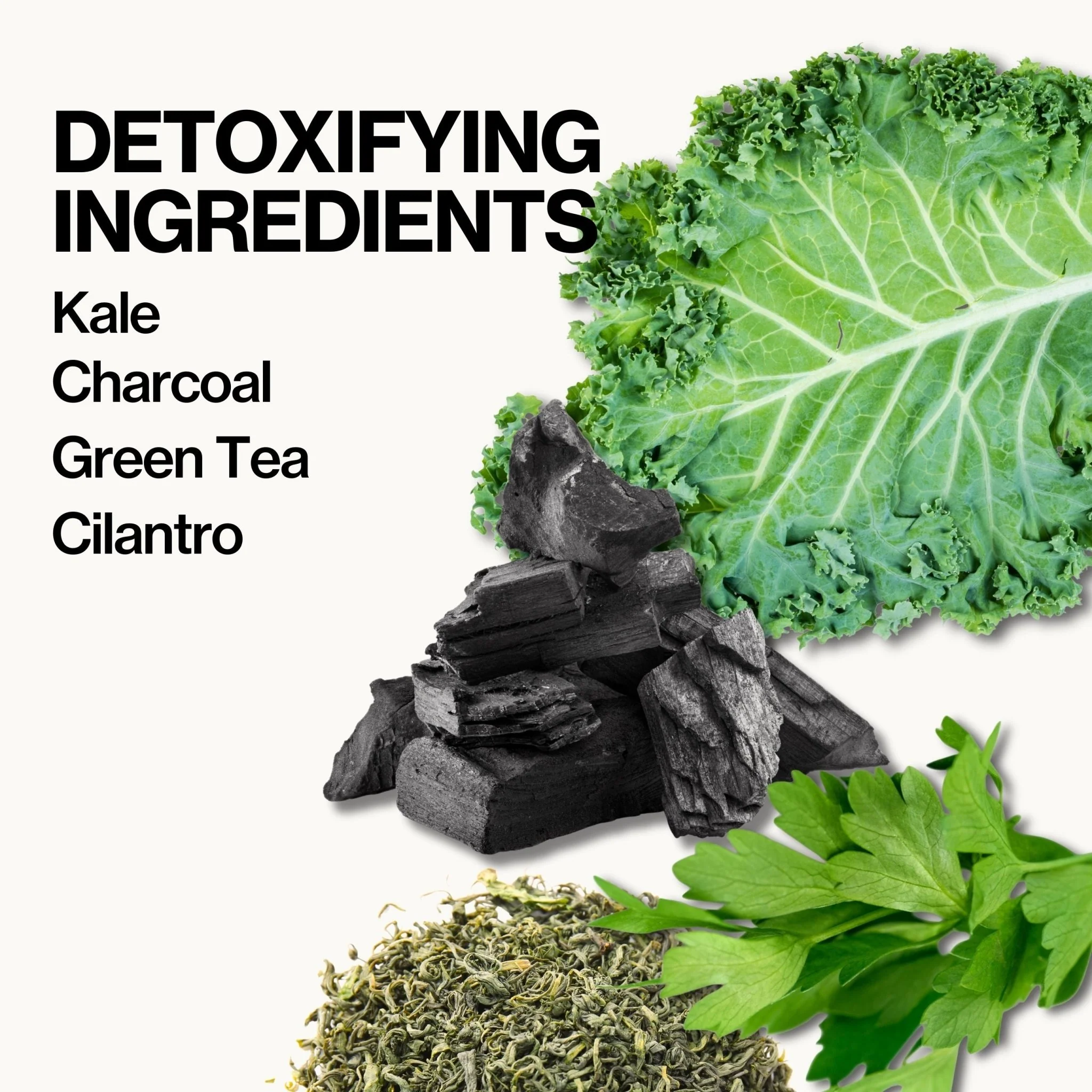 Super Green Detox Kale & Charcoal Detox Facial Mask - Image 4