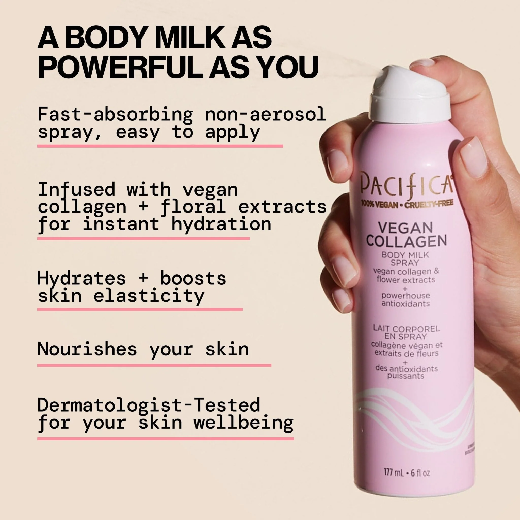 Vegan Collagen Body Milk Spray - Image 3